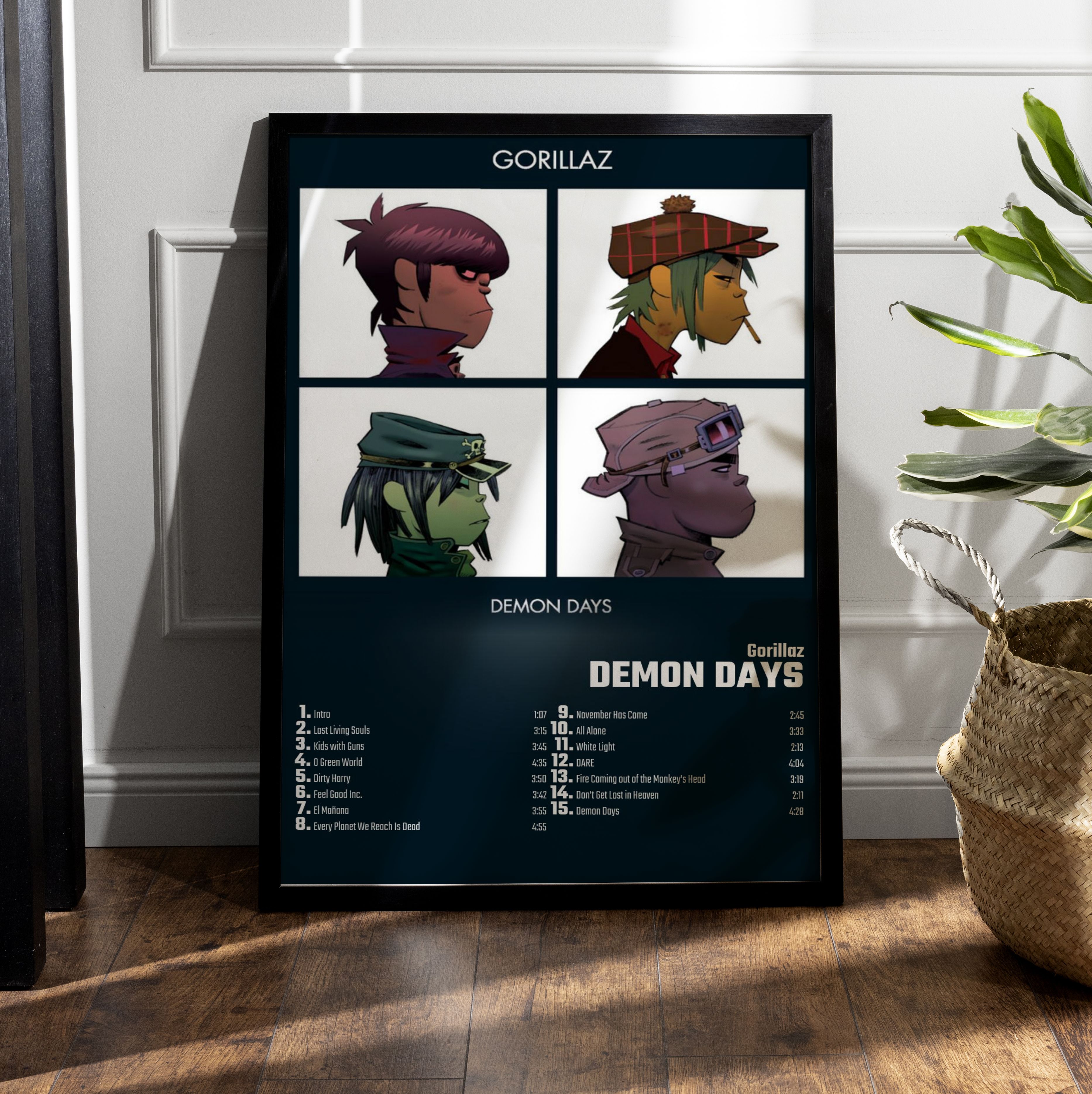 Gorillaz - Demon Days | Album Cover Poster